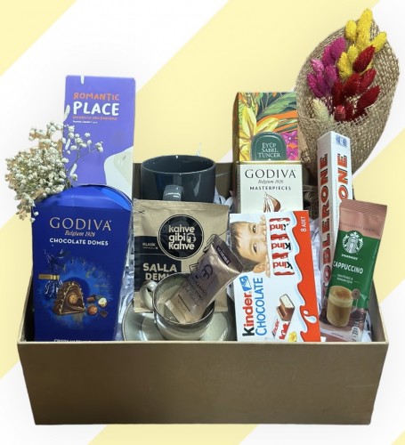 Deluxe Çikolata & Kahve  Hediye Kutusu