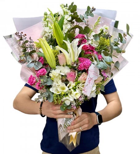 Lavender Deluxe Soft Bahar Buketi